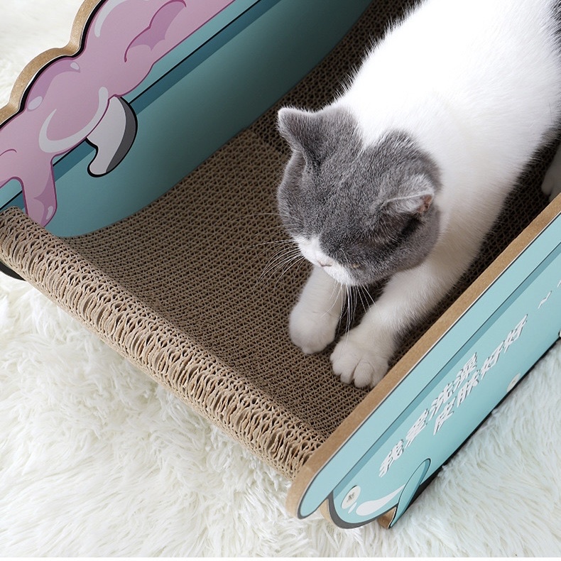 Cào móng/ bàn cào kết hợp ổ nằm cho mèo hình ghế sofa và bồn tắm - 4pets official