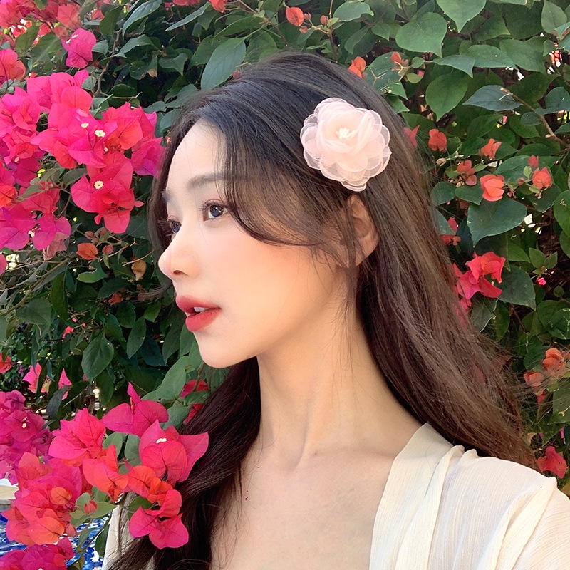 Set 2 Kẹp Tóc Hình Hoa Nhỏ Xinh Xắn Dễ Phối Đồ Thời Trang Cho Nữ
