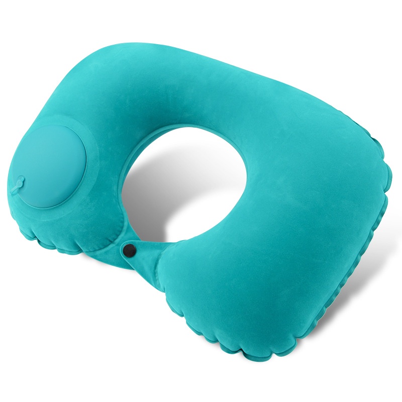 IMELON Gối Bơm Hơi Tự Động Hình Chữ U Tiện Dụng Mang Theo Du Lịch