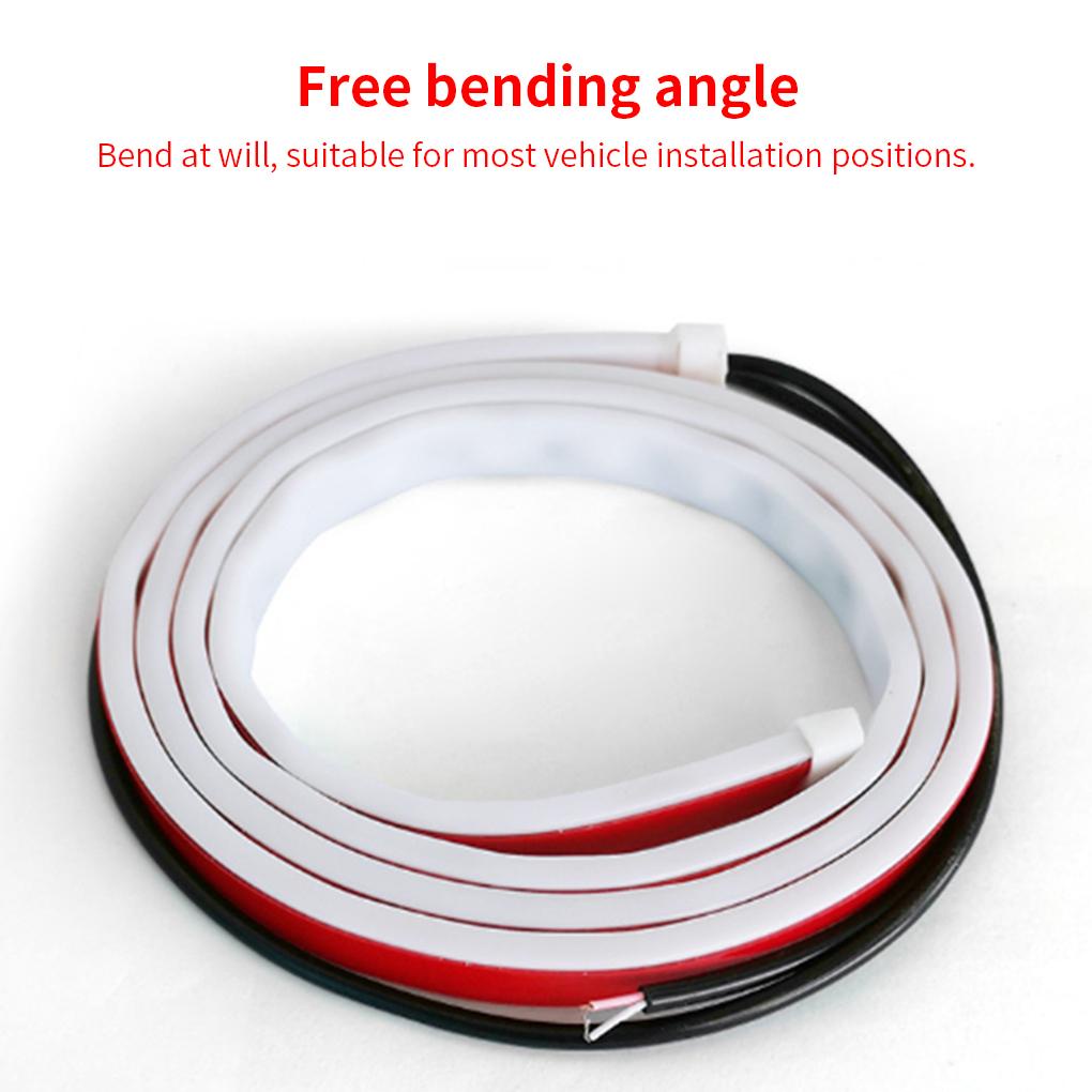 Bộ 2 Đèn LED Silicone Cảnh Báo Mở Cửa Xe Hơi Chống Thấm Nước