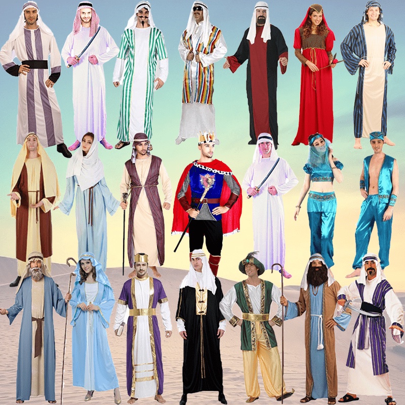 Trang Phục Hóa Trang Halloween Trung Đông Dubai Hoàng Tử UAE