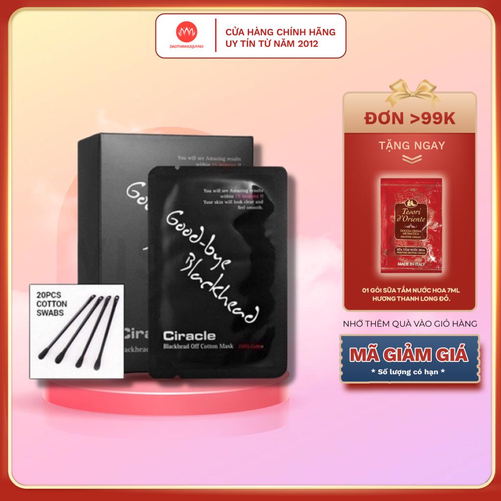 Miếng Dán Hút Mụn Đầu Đen, Sợi Bã Nhờn Ciracle Blackhead Cotton Mask 5ml