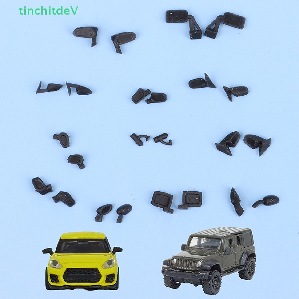 1 Cặp Gương Chiếu Hậu 1: 64 Phản Quang Cho Mô Hình Xe Hơi Đua DIY