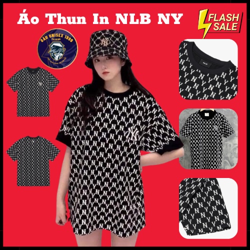 Áo Thun In NLB NY Chất Cotton Nam Nữ - Áo Thun Mùa Hè