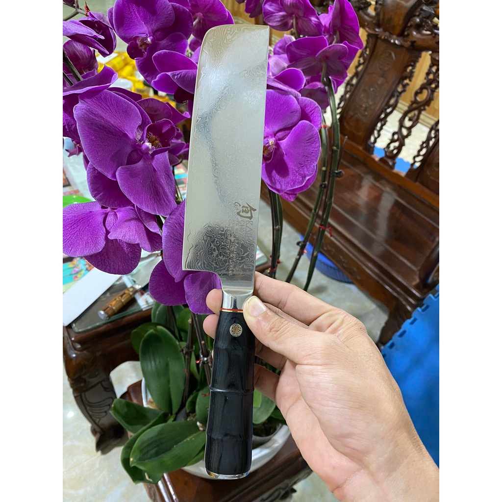 Dao Thái  Kai67 Lớp Thép Damascus Hàng nội địa Nhật