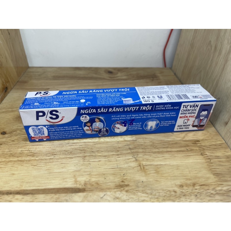 KEM ĐÁNH RĂNG P/S NGỪA SÂU RĂNG VƯỢT TRỘI 180g
