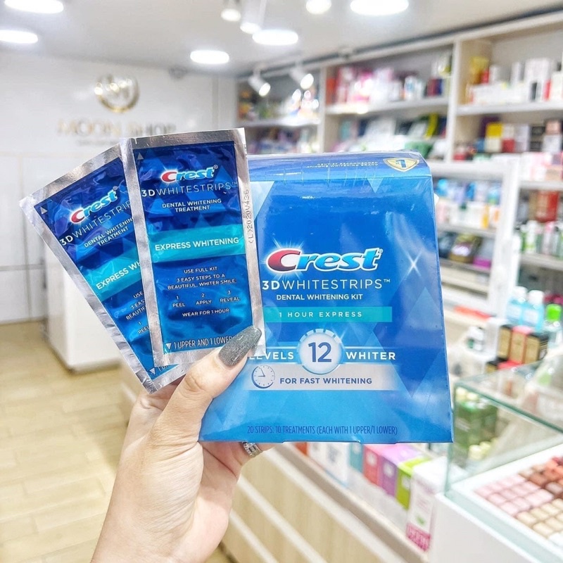 Dán trắng răng Crest 3D Whitestrips Professional Effects - Miếng