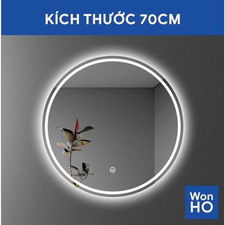 Gương LED treo tường, Gương LED treo tường nhà tắm, bàn trang điểm phòng ngủ, cảm ứng tắt mở tiện