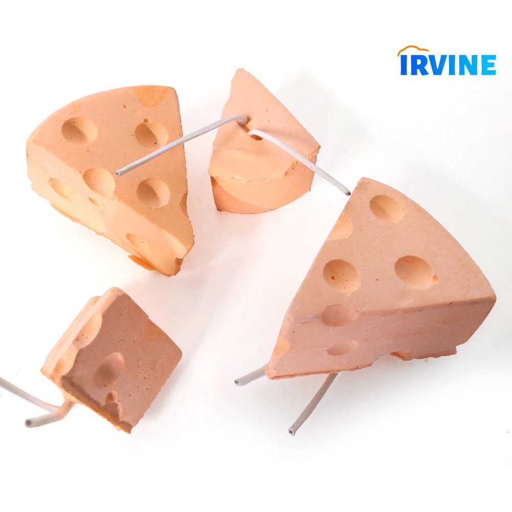 Đồ Chơi Đá Khoáng Chất Mài Răng Hình Phô Mai Cho Thỏ / Chuột Hamster