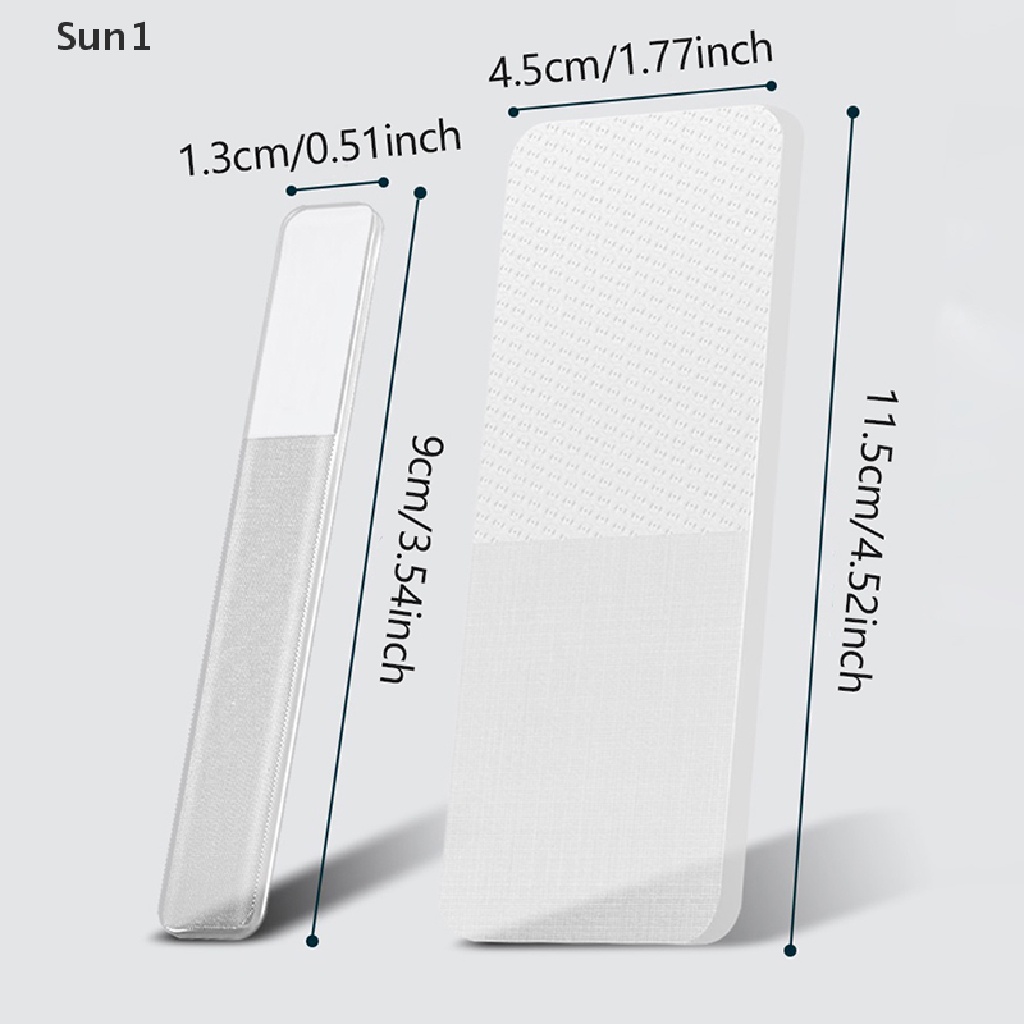 Bộ 2 Cây Dũa Móng Chân Loại Bỏ Tế Bào Chết Bằng Nano Tiện Dụng