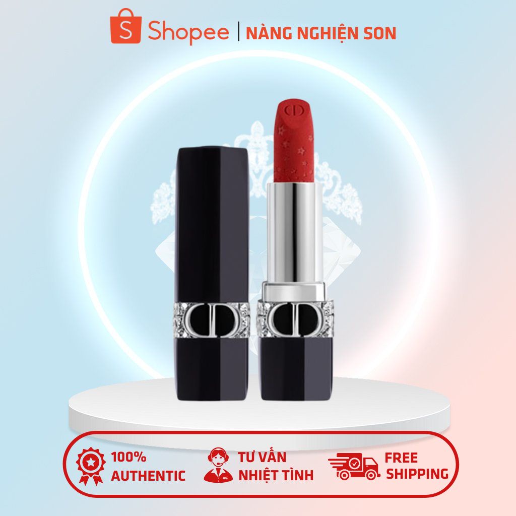 Son Thỏi Dior Velvet Chất Son Mềm Mại, Bền Màu, Hàng Chính Hãng
