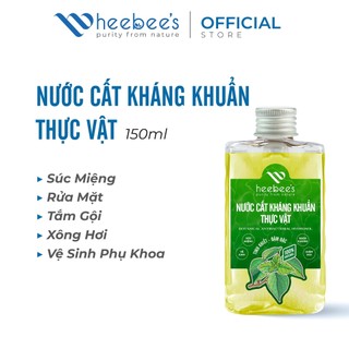 Nước Cất Thực Vật Heebee Súc Miệng, Sạch Khuẩn, Vệ Sinh, Giảm Mùi 60ml -150ml
