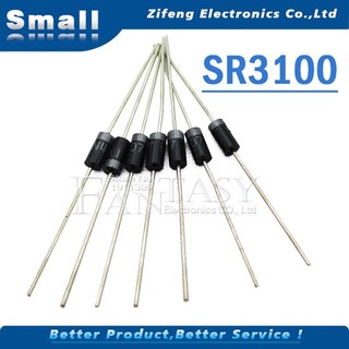 Set 20 Điốt Bán Dẫn Sr3100 Sb3100 Do-41 3a 100v