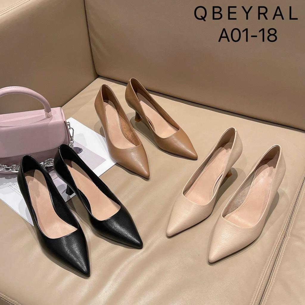 GIÀY QBEYRAL TRƠN NHỌN A01-18