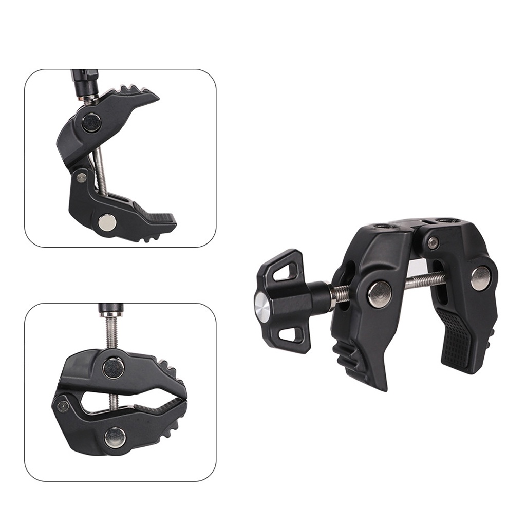 Giá Đỡ Camera Hành Trình GoPro DSLR Gắn Tay Lái Xe Đạp Đầu Bi 1 / 4 "Xoay 360 Độ