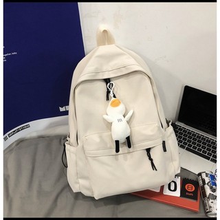 Balo ulzzang nam nữ hàn quốc, Balo vải canvas đi học thời trang nhiều màu kiểu dáng basic dễ thương vải dày