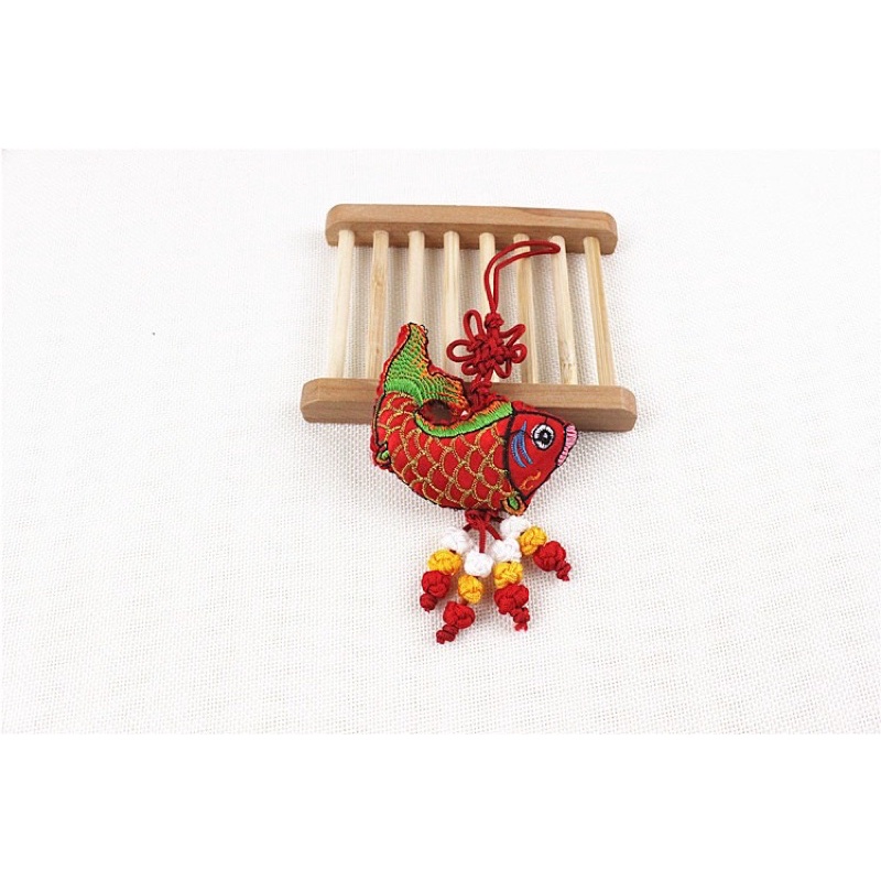 Móc khoá thổ cẩm vintage boho