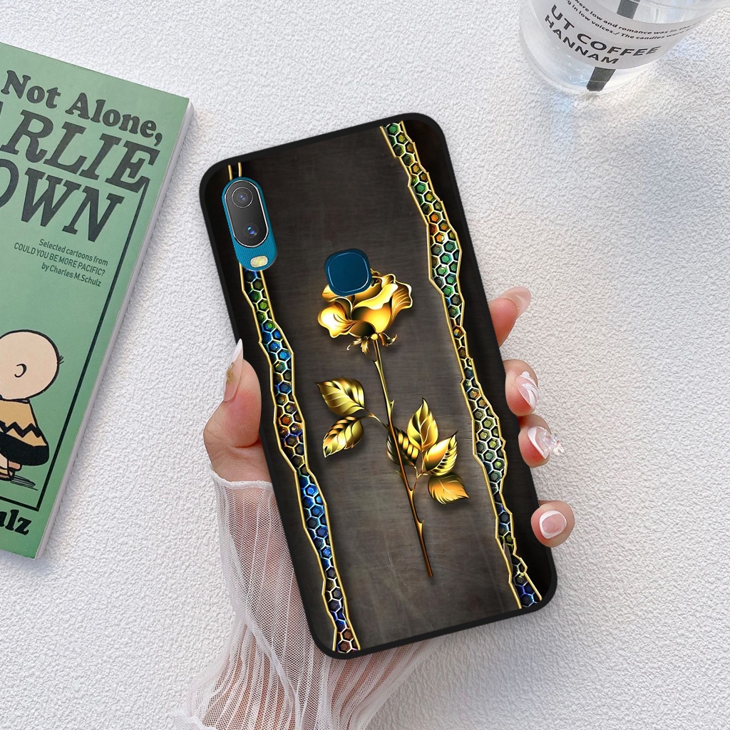 Ốp lưng Vivo Y11 / Vivo 1906, ốp điện thoại vivo hình hoa, hươu nai sang trọng