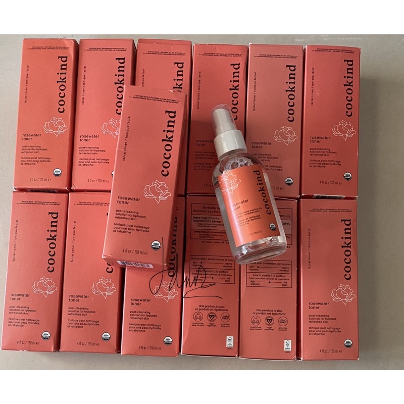 Cocokind- Rose water toner. Nước hoa hồng