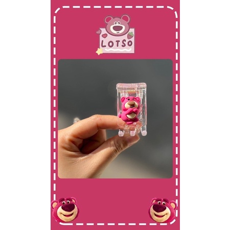 Kẹp càng cua gấu dâu - gấu lotso siêu hot