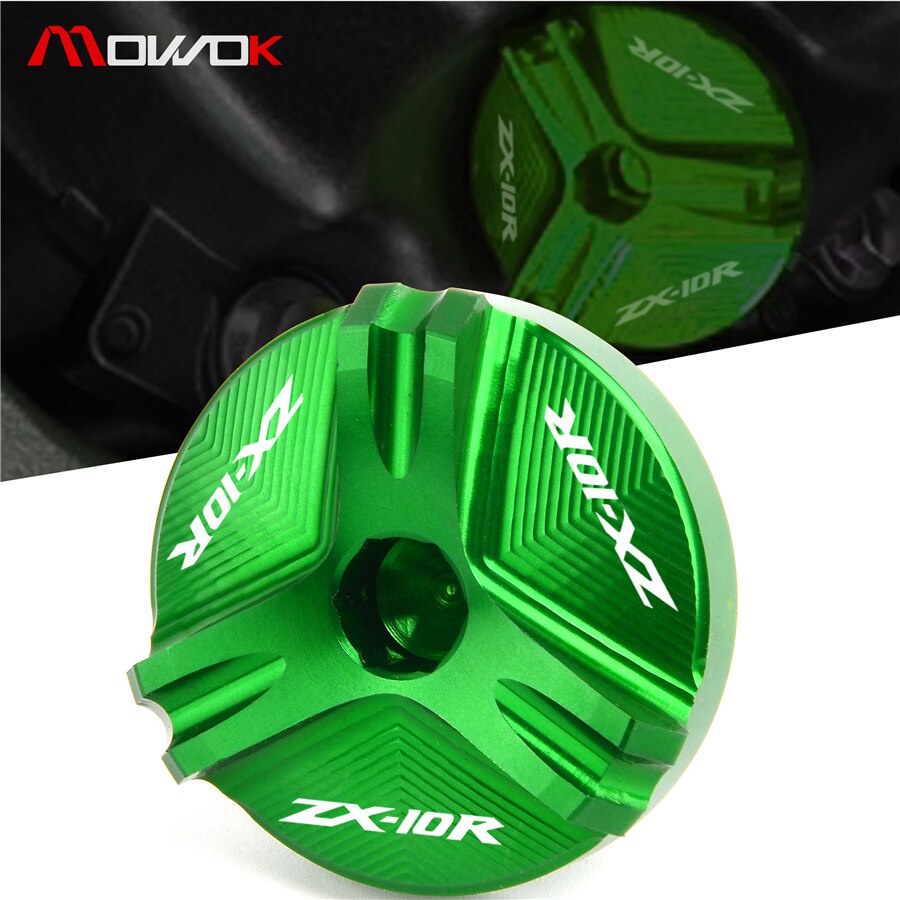 Nắp Đậy Bình Nhiên Liệu Từ Tính Cho Xe Mô Tô KAWASAKI ZX10R ZX-10R ZX 10R 2004-2021 2007 2015 2016 2017 CNC Ốp