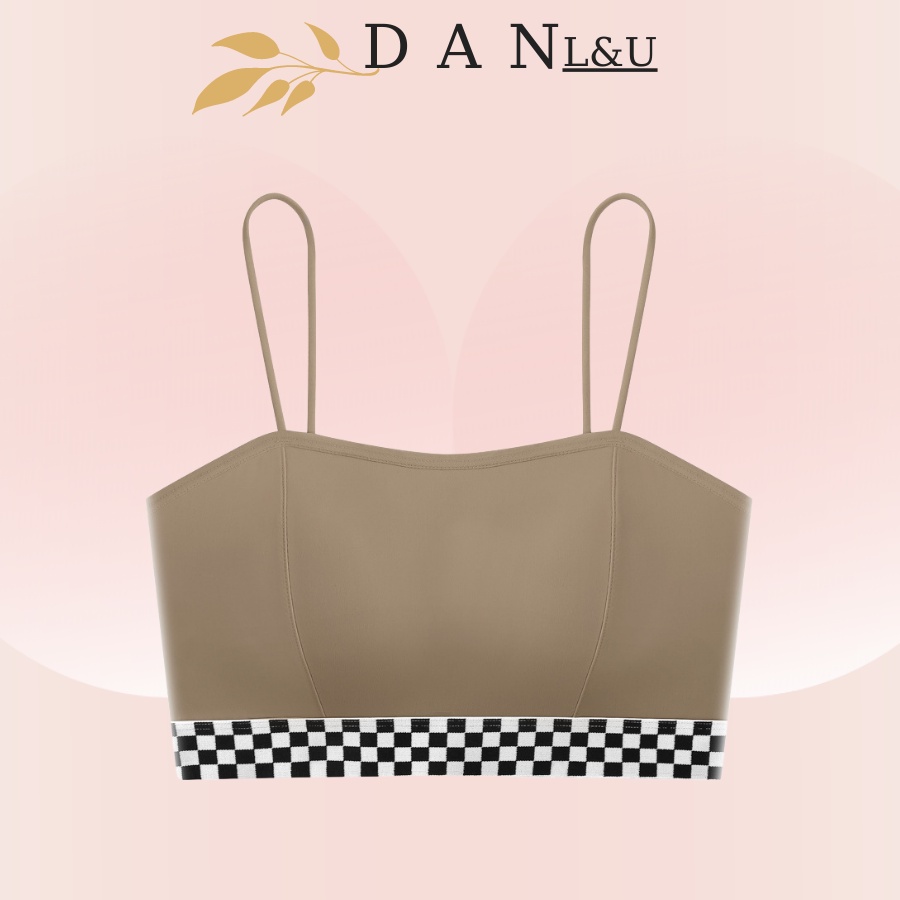Áo Lót Ngực Bra Đệm Mút Hai Dây Lưng U Thoáng Mát Quyến Rũ DAN L&amp;U 252