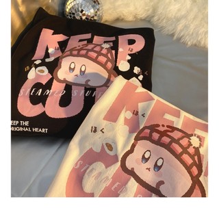 [ 3158_ COTTON ] [ CÓ size 20 kg _100 kg ] Áo thun nữ ,áo phông nữ bigsize AP KEEP CUTE