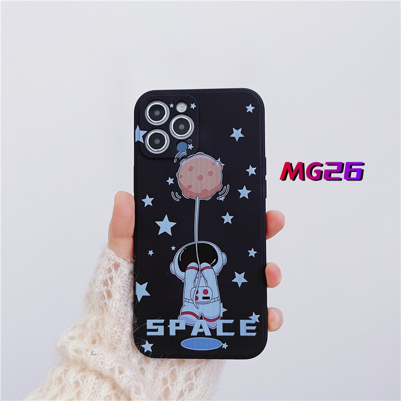 Ốp Điện Thoại Mềm Họa Tiết Không Gian Cho Redmi Note 10 Pro 9 9A 9C A1