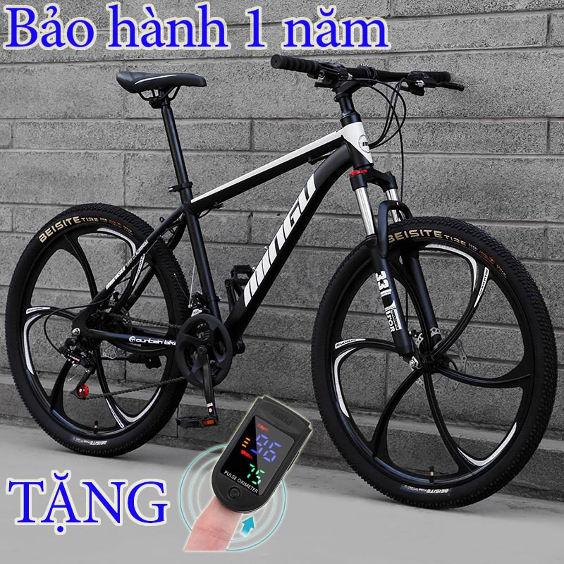 Xe Đạp đua thể thao limit racing chống sốc 21 tốc độ, khung xe thép, phanh đĩa cơ tải trọng tối đa 150kg/17kg