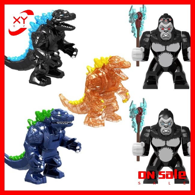 Xy King Kong vs. Mô Hình Đồ Chơi Lego Godzilla KF1506-1507 Chất Lượng Cao
