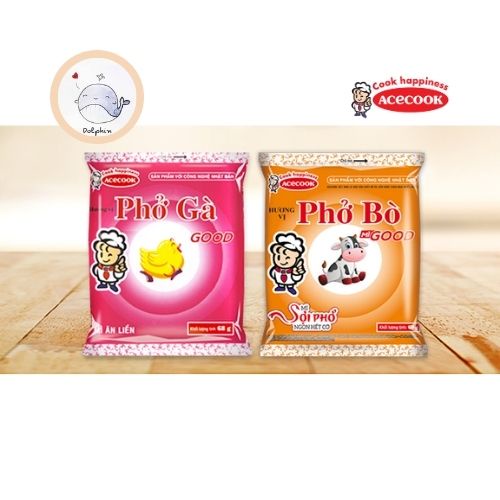 Mì sợi phở Phở gà/ Phở bò Good combo 5 gói