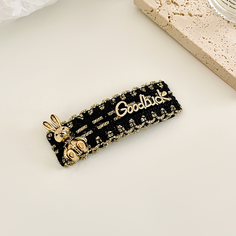 Kẹp Tóc Tai Thỏ Đan Len Dễ Thương Thời Trang