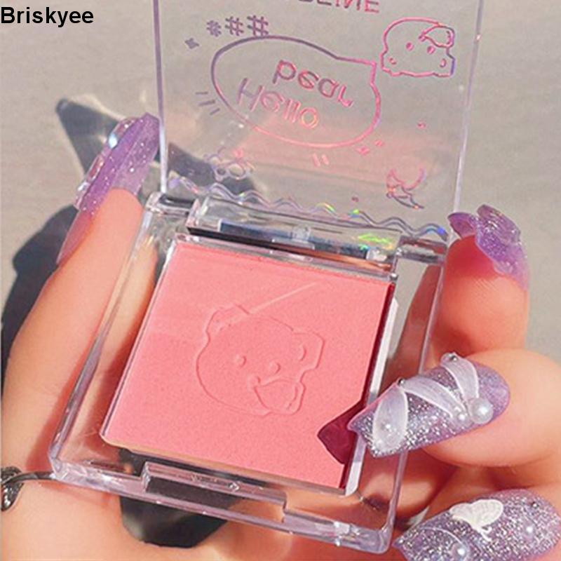 🎶Phấn Má Hồng Đơn Sắc Chống Nước Bắt Sáng Màu nude Long Lanh Quyến Rũ