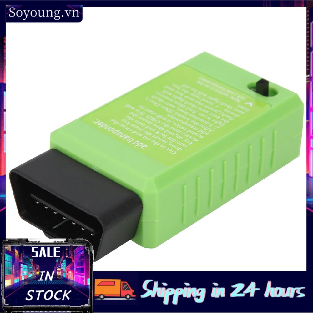 Soyoung OBD Remote Auto Key Programmer Device Transponder Keys Matching Green Fit for G / H Chip