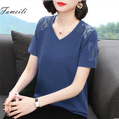 Áo Thun Cotton Dáng Rộng Che Bụng Thời Trang Mùa Hè 2023 Cho Mẹ Và Bé
