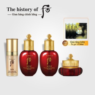 Bộ Whoo đỏ 4 sản phẩm - Special Gift Set 4items - Bộ chống lão hóa Whoo đỏ 4 sản phẩm