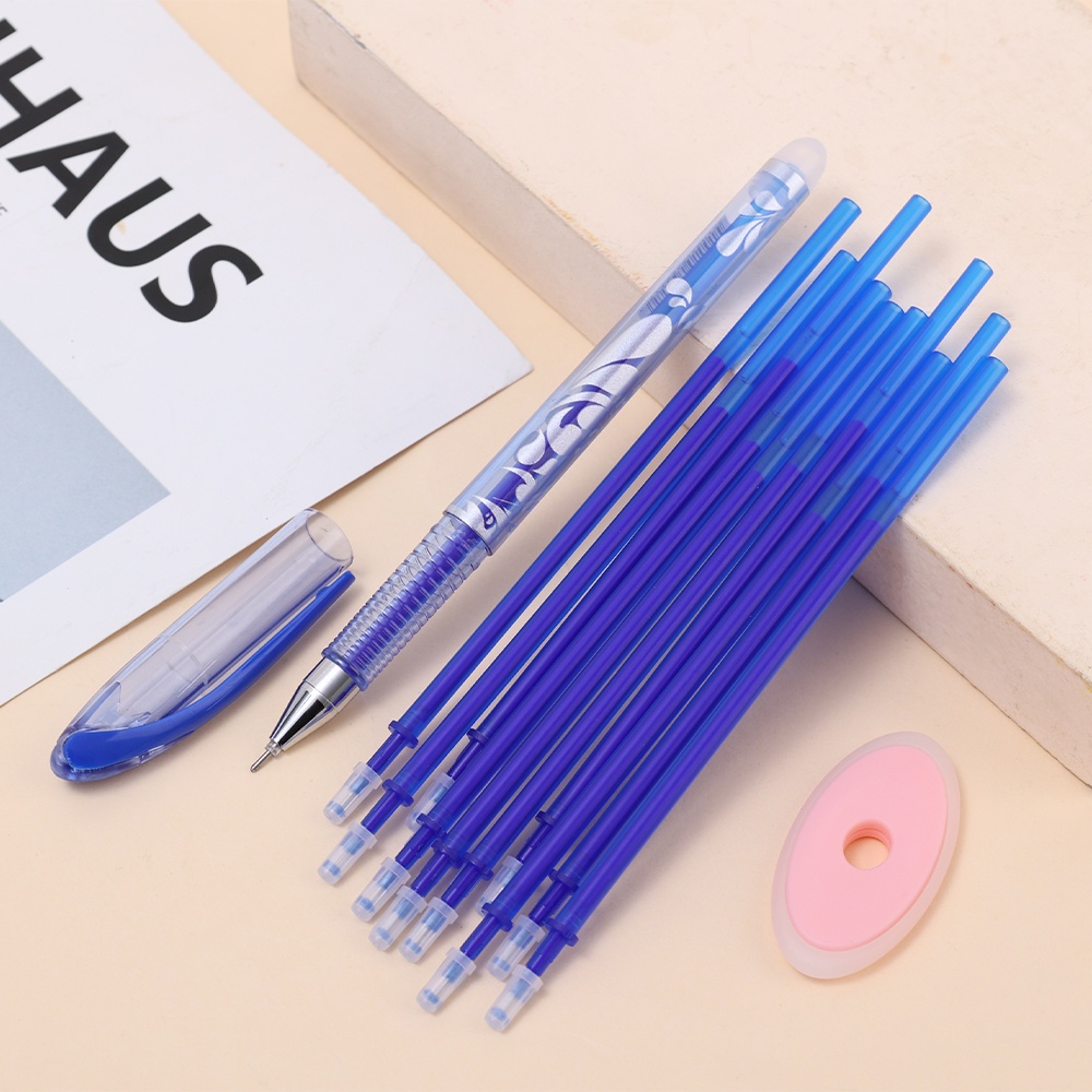 Bút Bi Mực Đen / Xanh Ngòi 0.5mm Có Thể Giặt Được