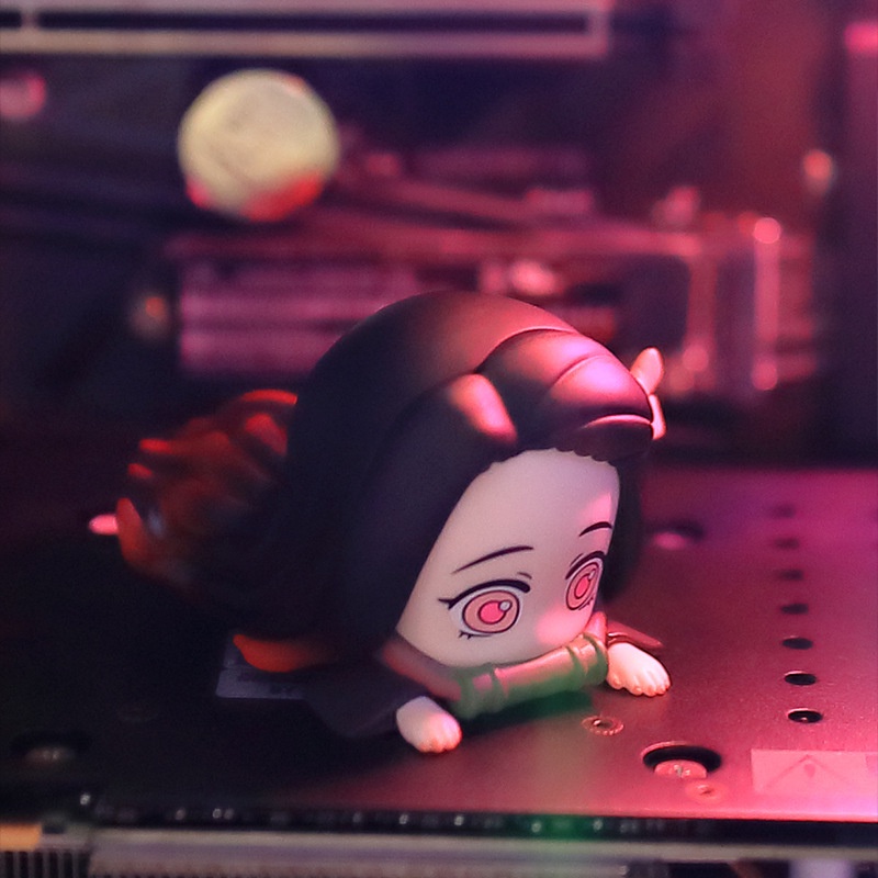 Mô Hình Nhân Vật Kamado Nezuko Kimetsu No Yaiba 4cm Bằng PVC Dễ Thương