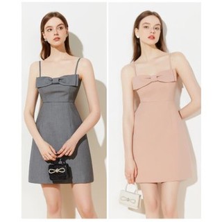 đầm hai dây bigsize phối nơ 2 màu tôn dáng ( thời trang bigsize vicky.g - anitagreen) N223