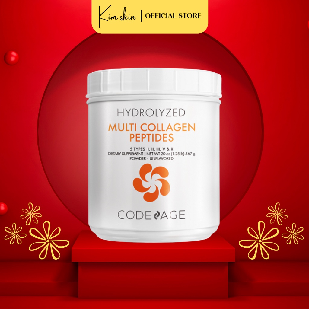 Codeage Multi Collagen Peptides dạng bột thủy phân, giúp trẻ hóa làn da
