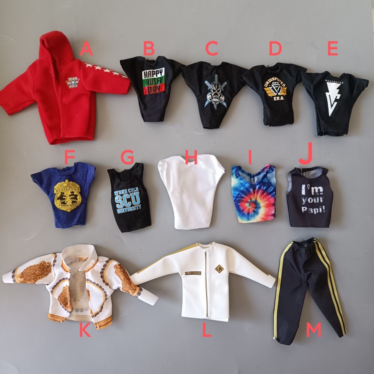 Arena Áo Khoác Da Không Tay Cho Mô Hình Nhân Vật wrestler