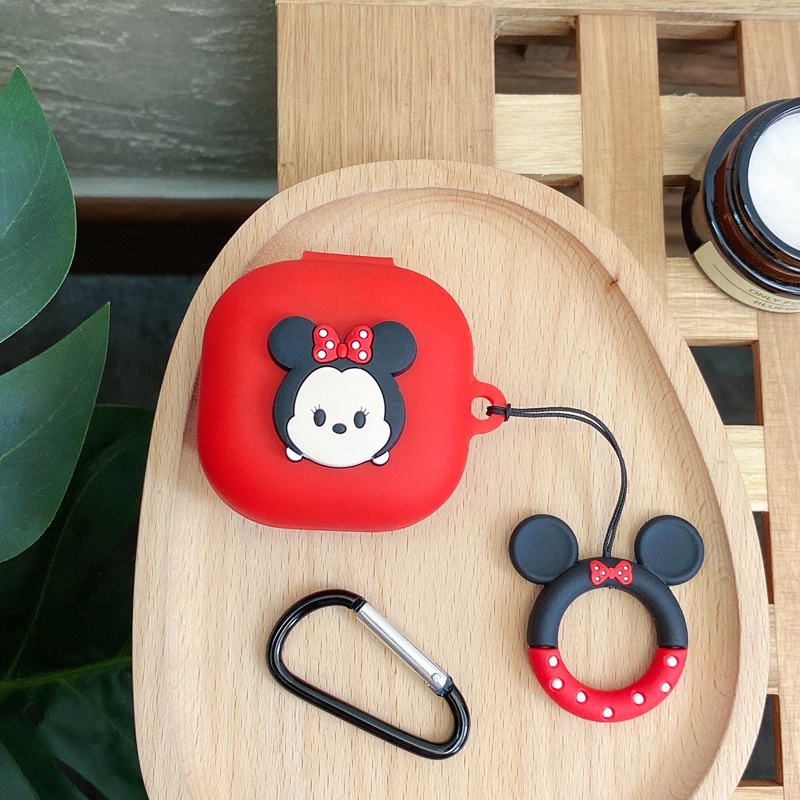 Vỏ Bảo Vệ Hộp Sạc Tai Nghe Bluetooth Không Dây Redmi Buds 4 Lite Bằng Silicon Họa Tiết Hoạt Hình Vui Nhộn Kèm Dây Đeo Tiện Dụng