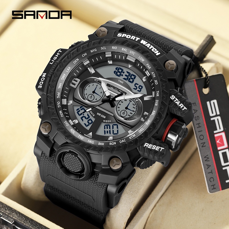 Sanda Đồng Hồ Quartz Chống Rơi SD3153-14