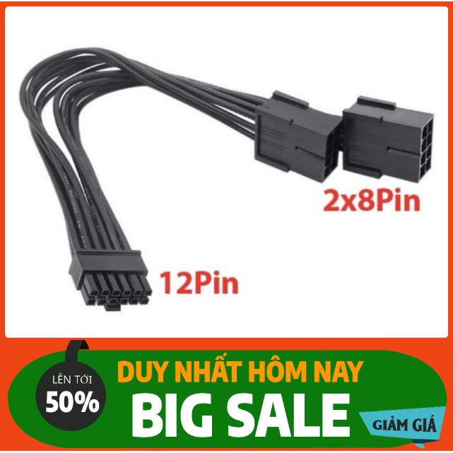 Cáp cấp nguồn 12 pin mini cho vga các dòng RTX30 series 3060 3070 3080 3090