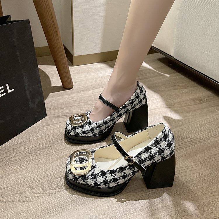 Giày Cao Gót Mũi Vuông Thời Trang Dành Cho Nữ