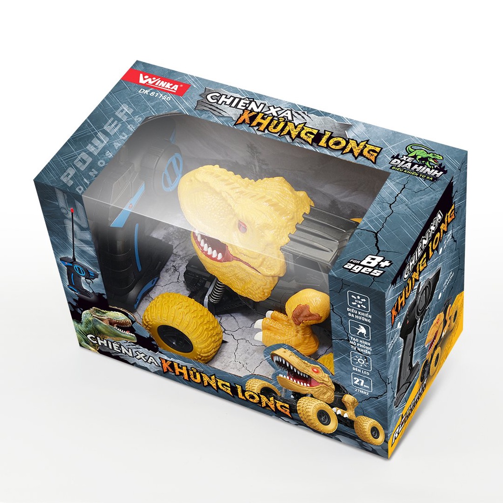 Đồ Chơi : Xe Địa Hình Điều Khiển Từ Xa - Chiến Xa Khủng Long DK 81156