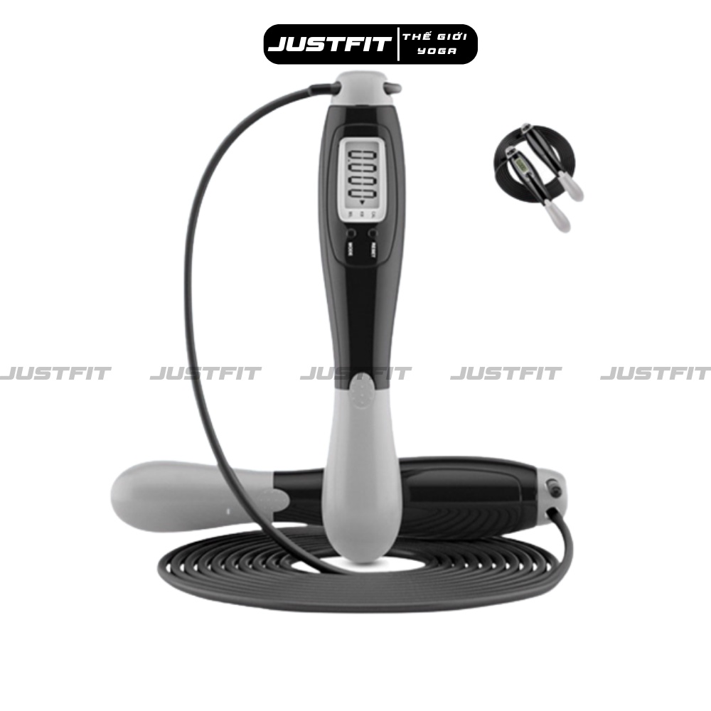 Dây nhảy đếm vòng JUSTFIT có bộ đếm số điện tử, tính calo giảm cân