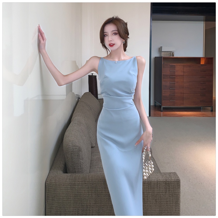 Đầm Hai Dây Dáng Ngắn Thời Trang Quyến Rũ Cho Nữ