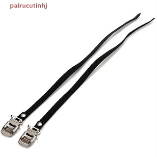 1 cặp dây đai kẹp bàn đạp xe đạp màu đen