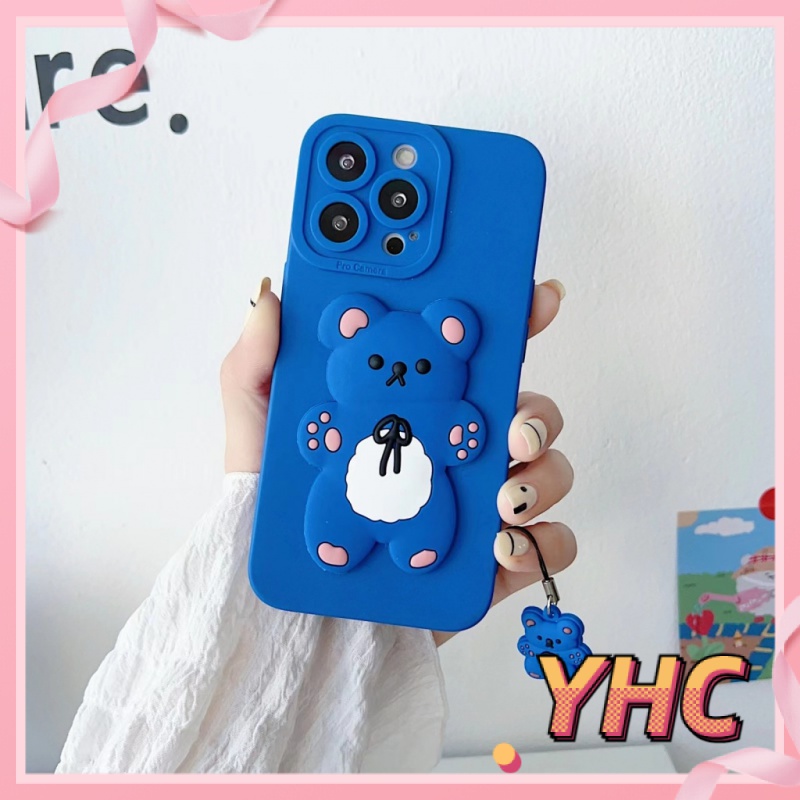 Ốp Lưng phone Dễ thương diy gấu nhỏ vỏ mềm silicone iPhone 6 / 6S / 6splus / se / 7 / 7plus / 8 / 8plus / X / xs / xsmax / 11 / 12 / 13 / 14 -079
